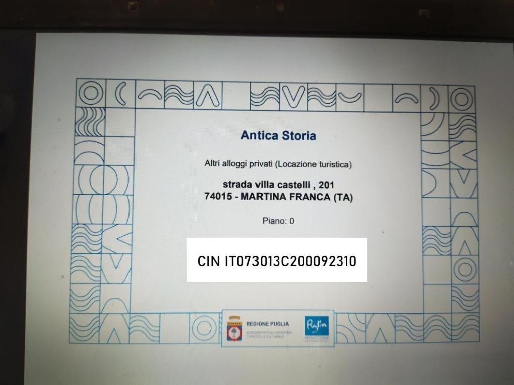 הוילה מרטינה פרנקה Antica Storia מראה חיצוני תמונה